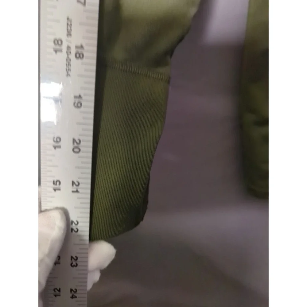 US Military Sleep Shirt Mens Extra Small Dark Olive Tricot Knit‎ Heat Retentive